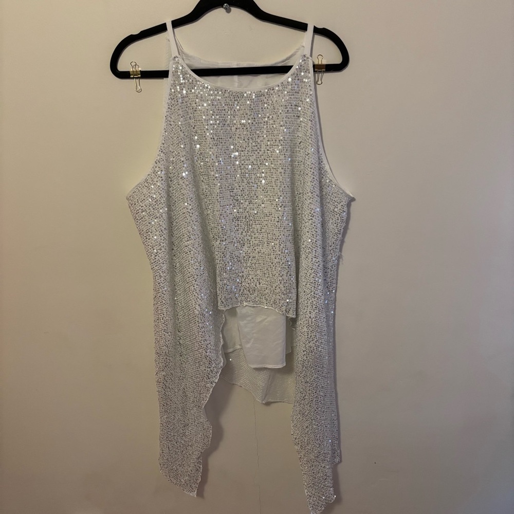 💎 PLUS Sequin High-Low Tank 💎 - Picture 2 of 8
